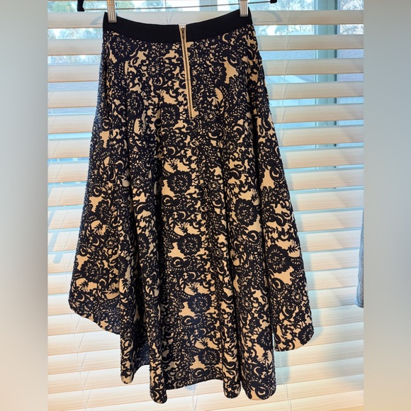 Anthropologie Sachin Babi Vespertine Brocade High Low Skirt size 2 - Picture 5 of 6
